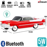 Caixa de Som Bluetooth Cadillac WS-1965 Xtrad - Vermelho